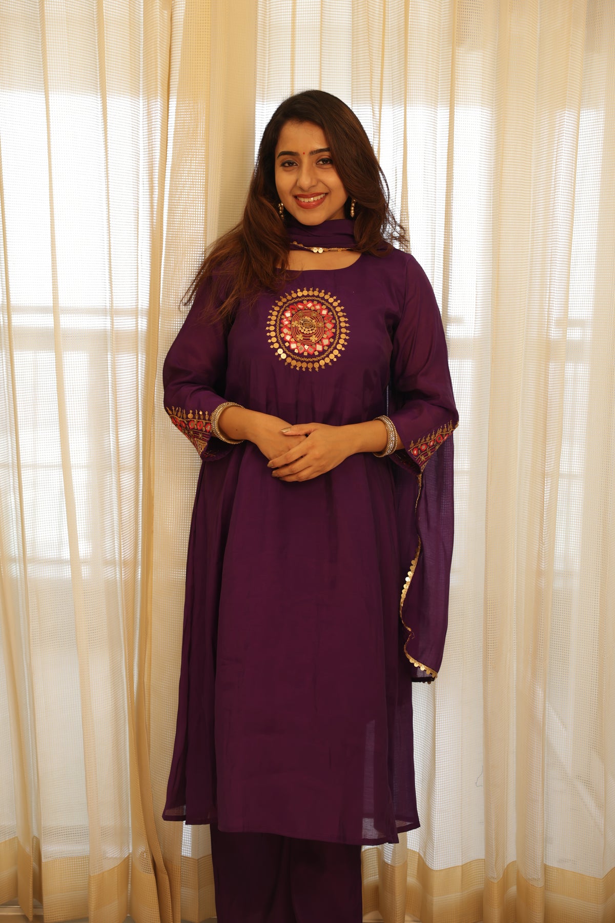VOILET RADIANCE SUIT