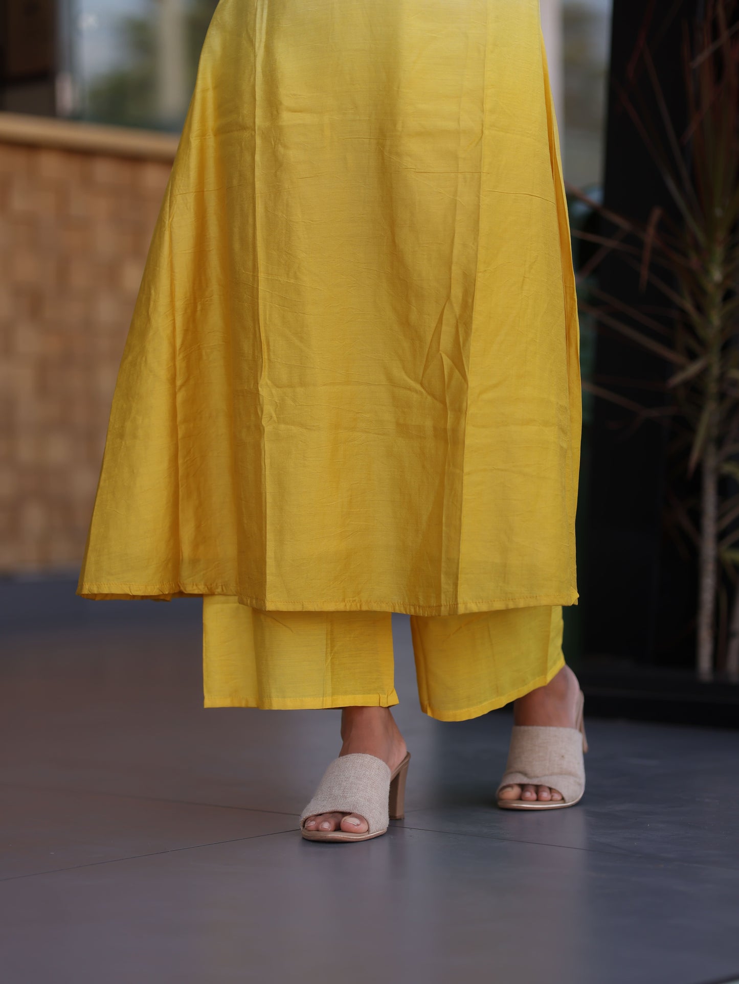 OMBRE YELLOW KURTA SET