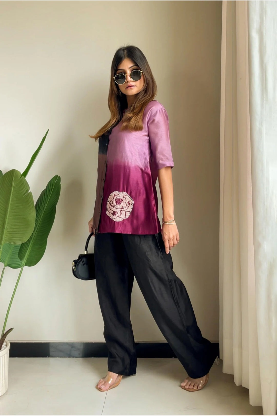 BERRY NOIR CO-ORD SET