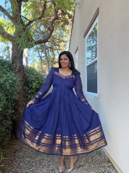 CELESTIAL NAVY BLUE DRESS