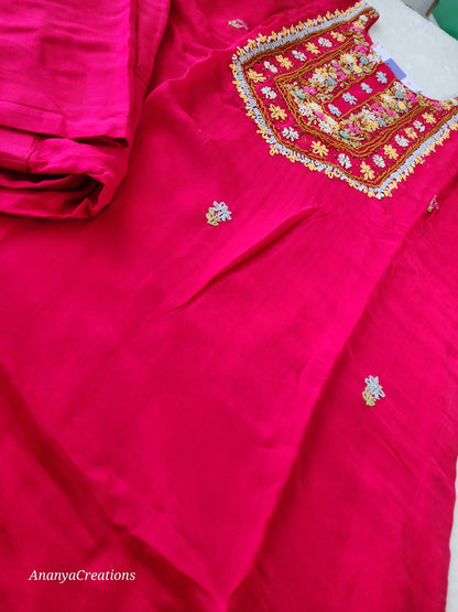 RANI PINK ORGANZA SUIT