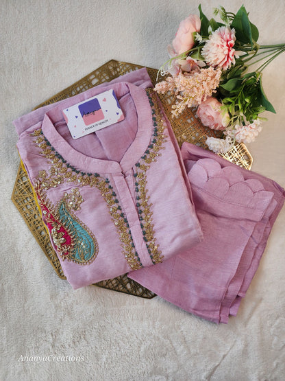 LILAC PATCHWORK DOLA SUIT