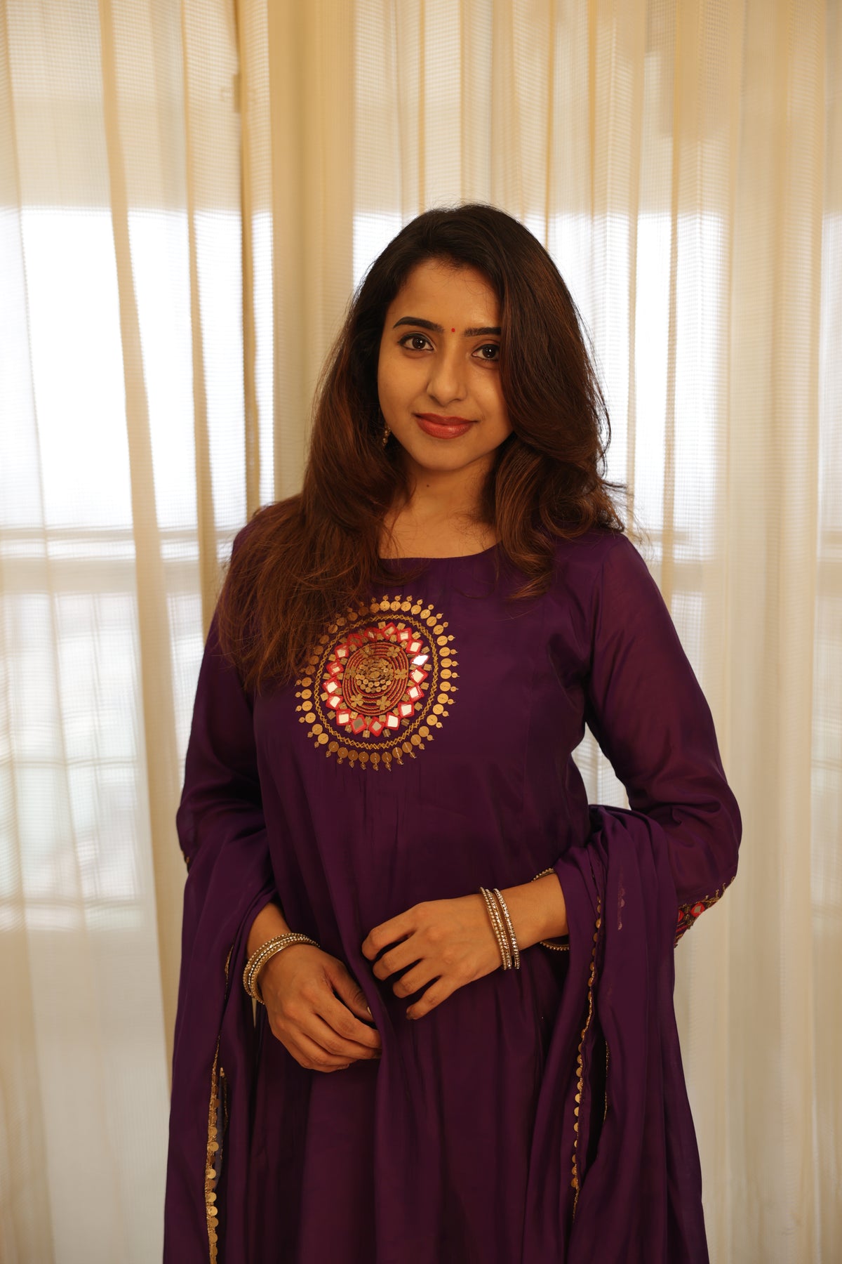 VOILET RADIANCE SUIT