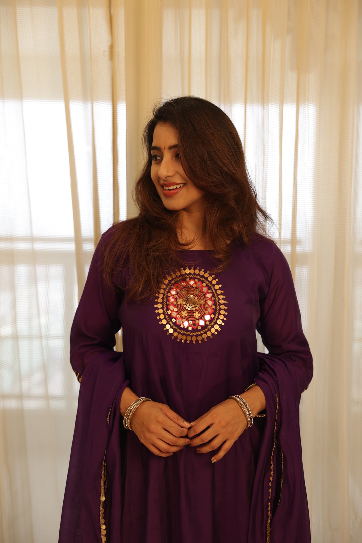 VOILET RADIANCE SUIT