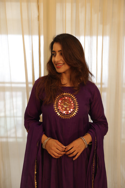 VOILET RADIANCE SUIT