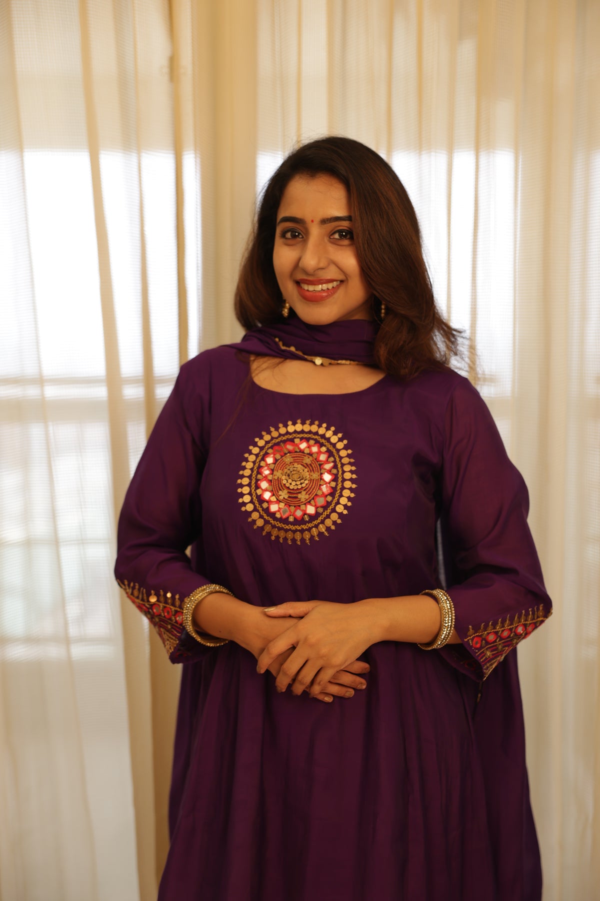 VOILET RADIANCE SUIT