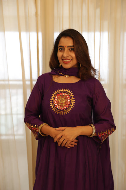 VOILET RADIANCE SUIT