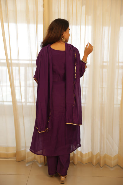 VOILET RADIANCE SUIT