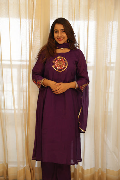VOILET RADIANCE SUIT