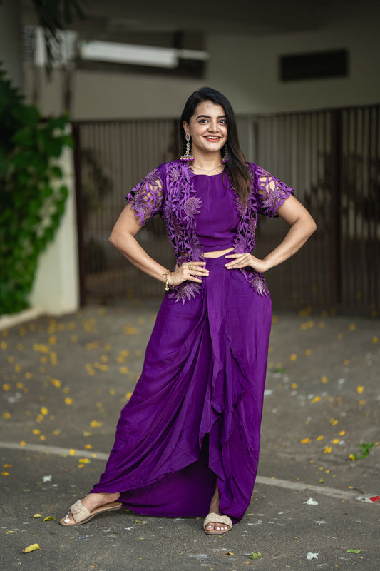 PLUM FUSION DRESS