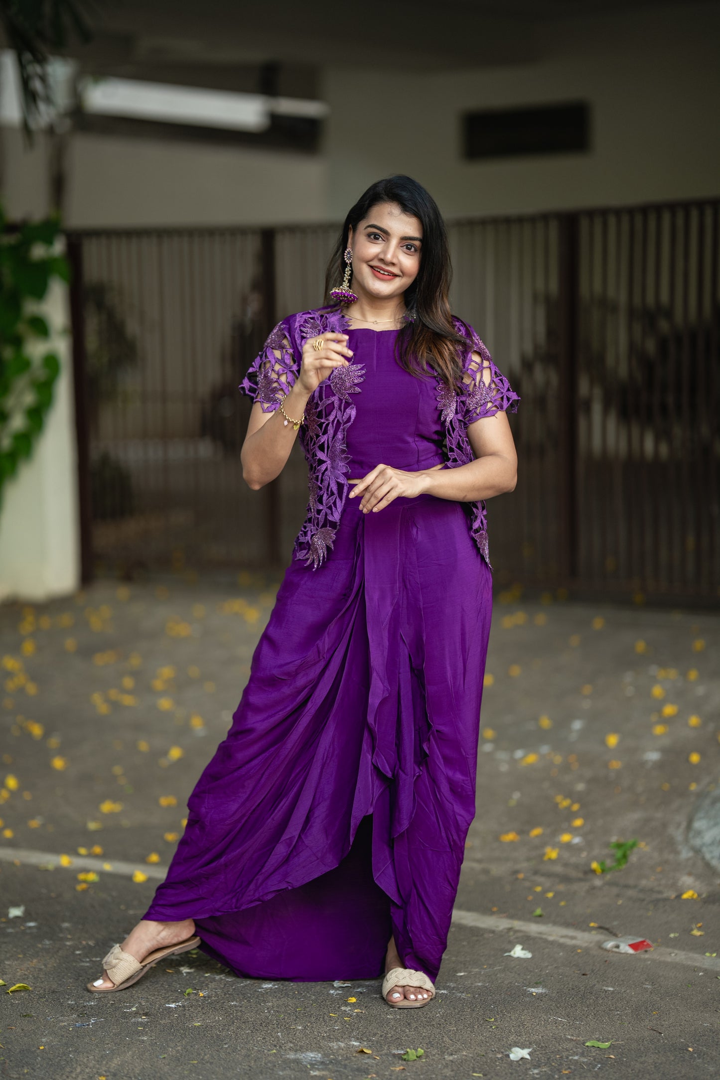 PLUM FUSION DRESS