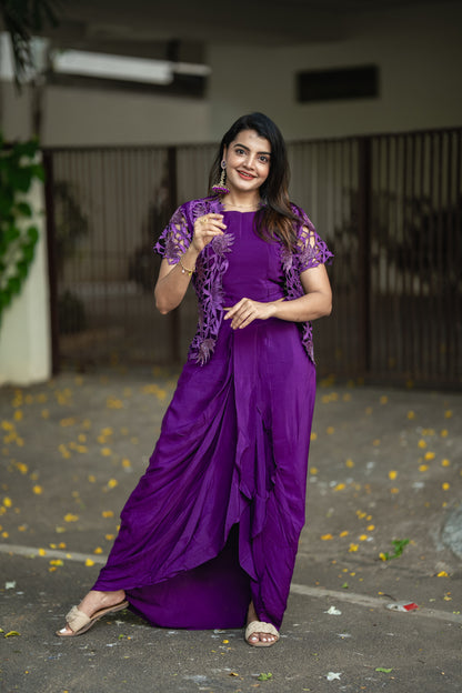 PLUM FUSION DRESS