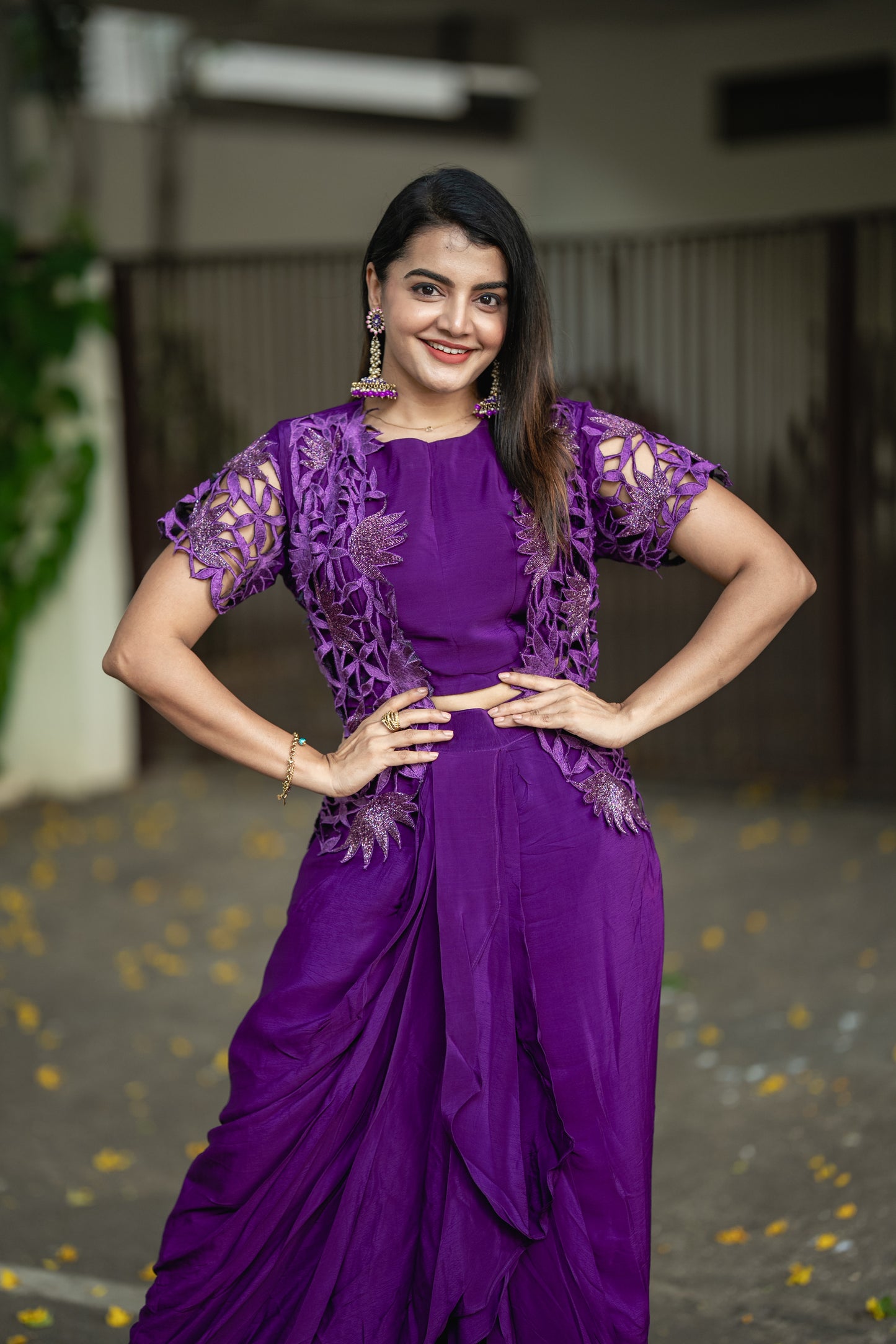 PLUM FUSION DRESS