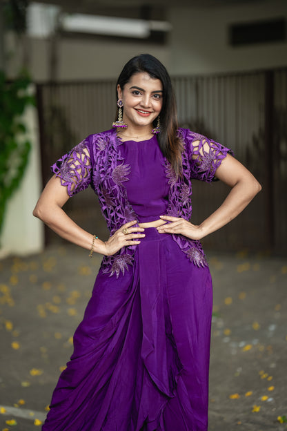 PLUM FUSION DRESS