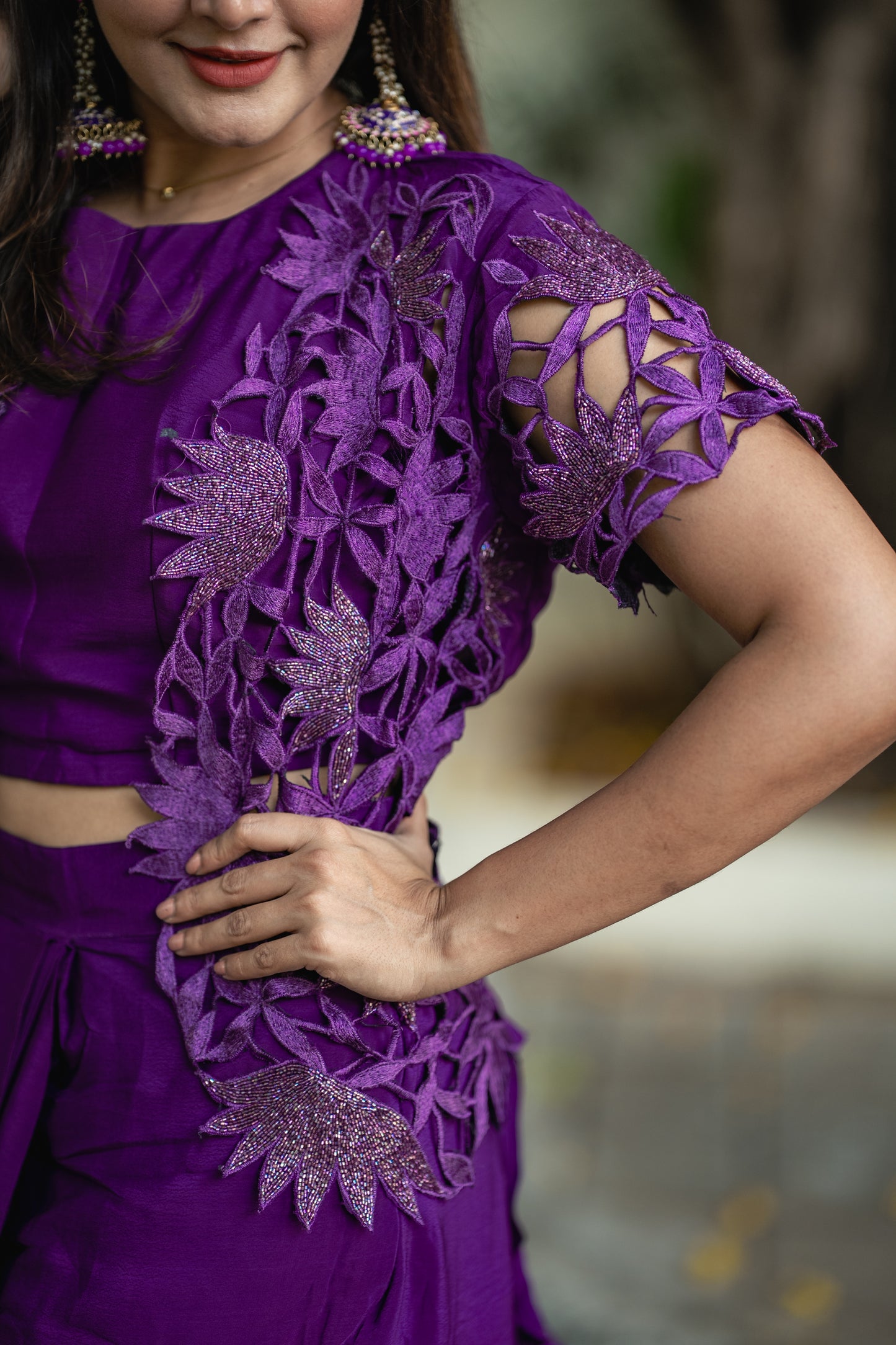 PLUM FUSION DRESS