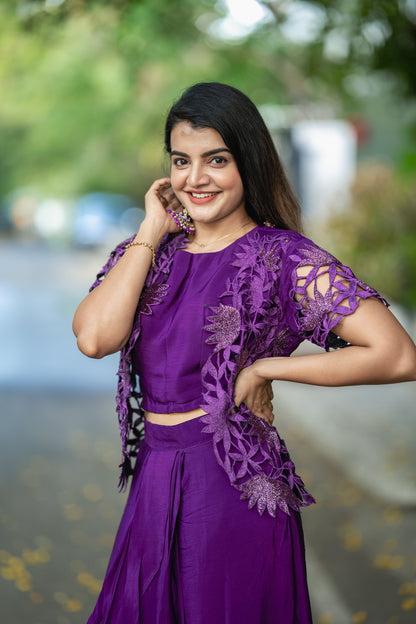 PLUM FUSION DRESS