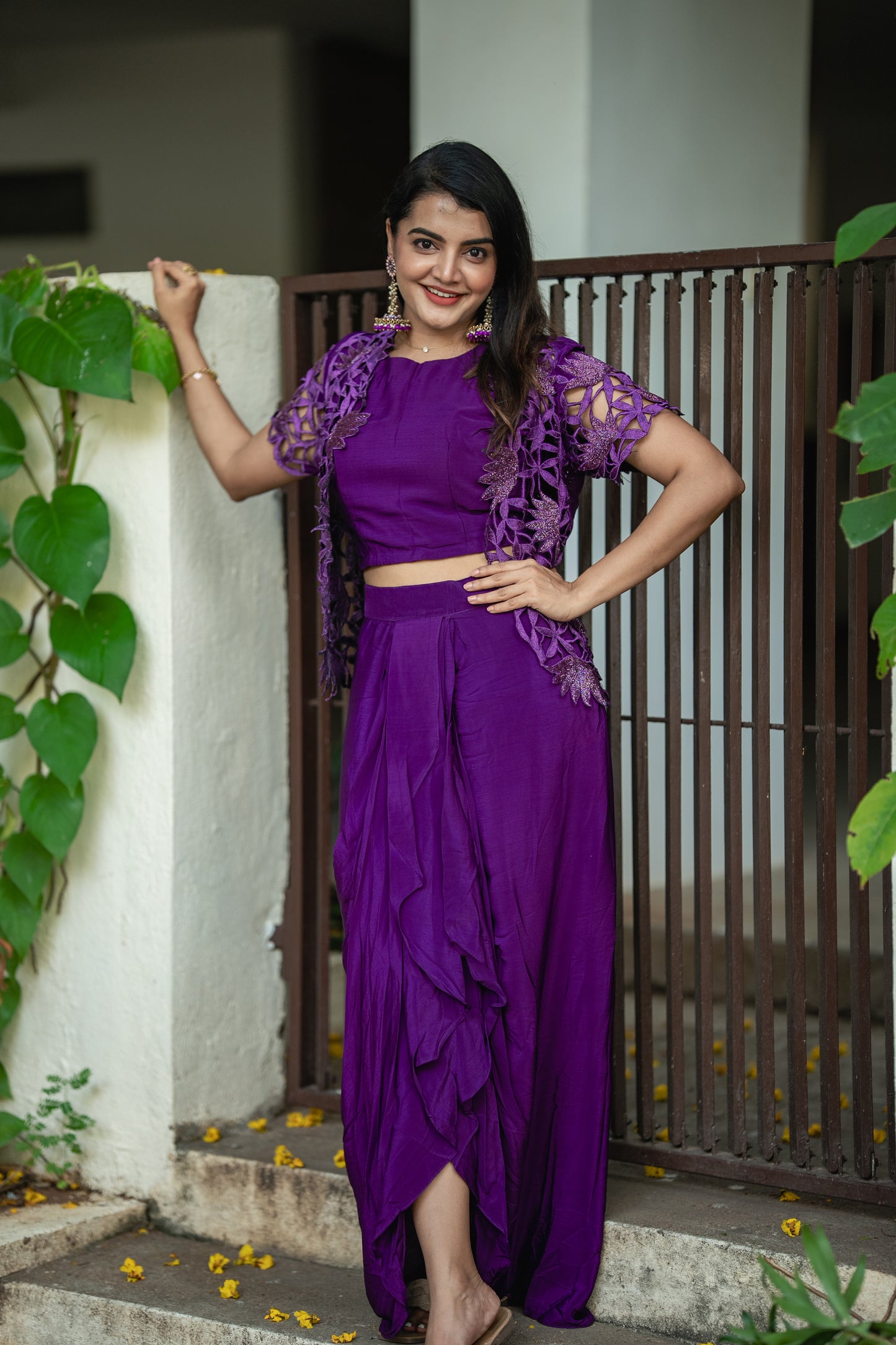 PLUM FUSION DRESS