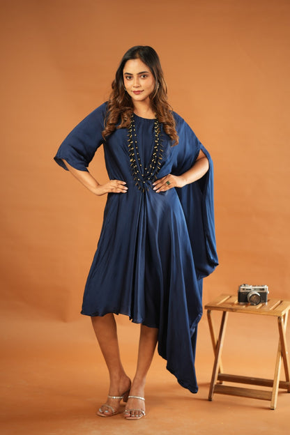 DRAPE STYLE - NAVY BLUE