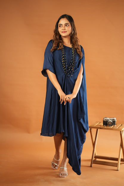 DRAPE STYLE - NAVY BLUE