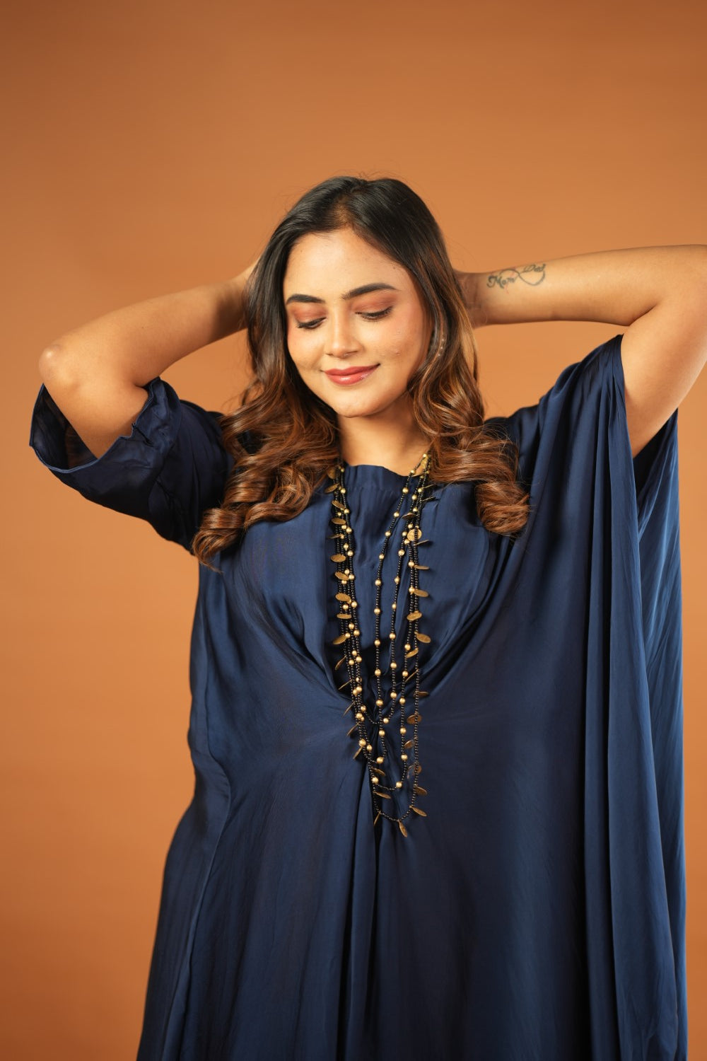 DRAPE STYLE - NAVY BLUE