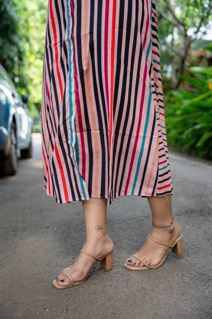 CONFETTI STRIPES DRESS