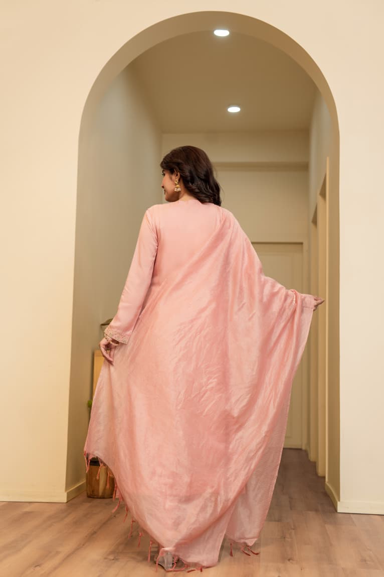 Blush Whisper Anarkali Suit