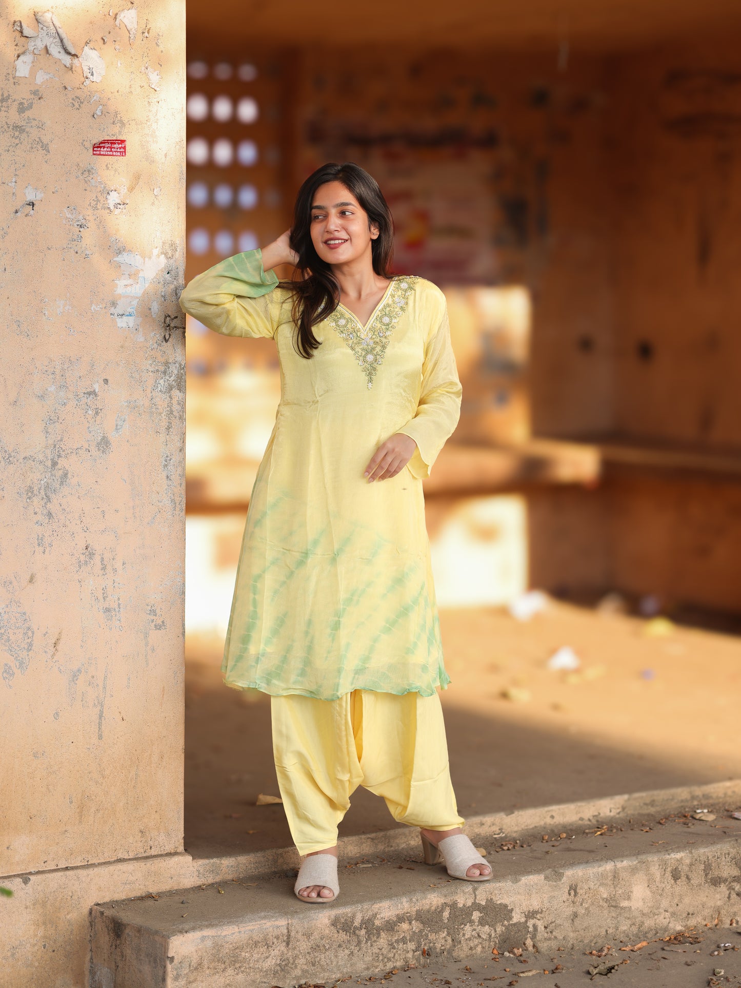 LEMON MIST PATIYALA SET
