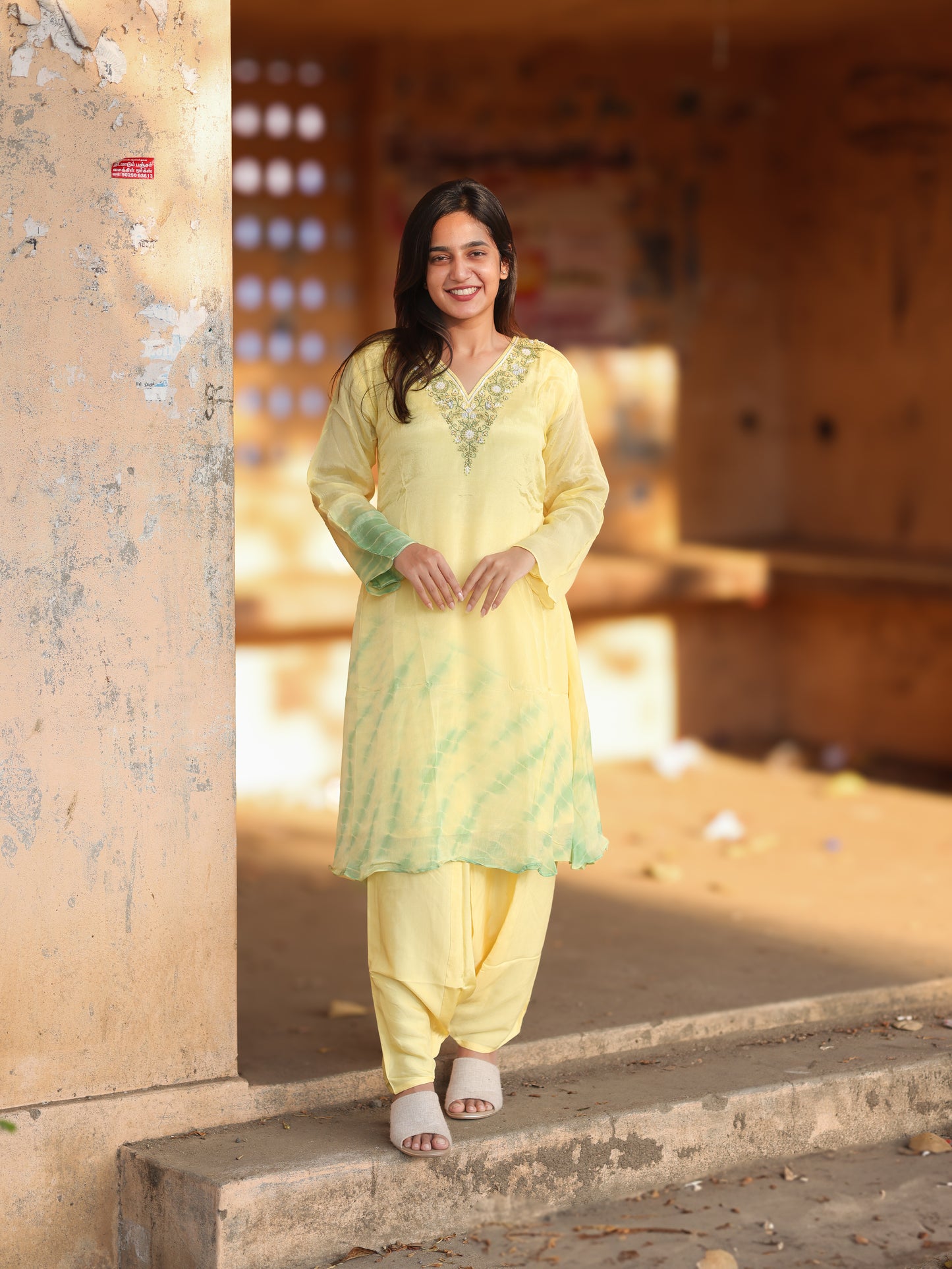 LEMON MIST PATIYALA SET