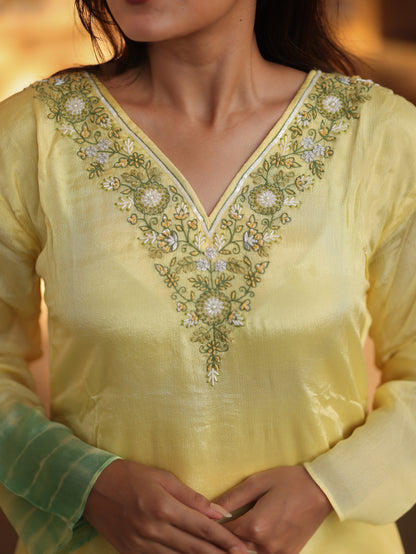 LEMON MIST PATIYALA SET