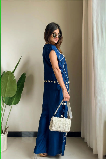 BLUE BELLE CO-ORD SET