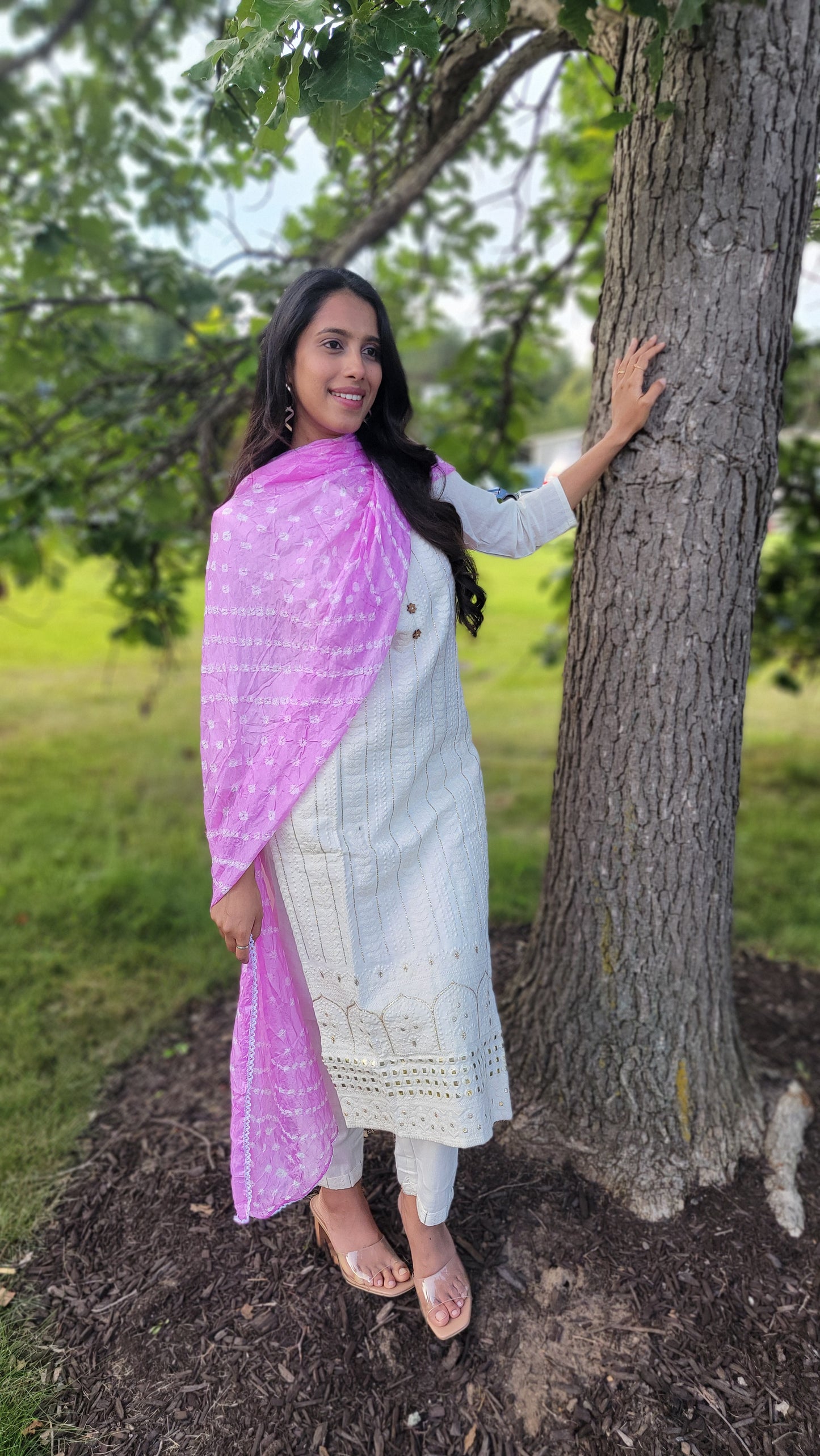 CHIKANKARI KURTI SET