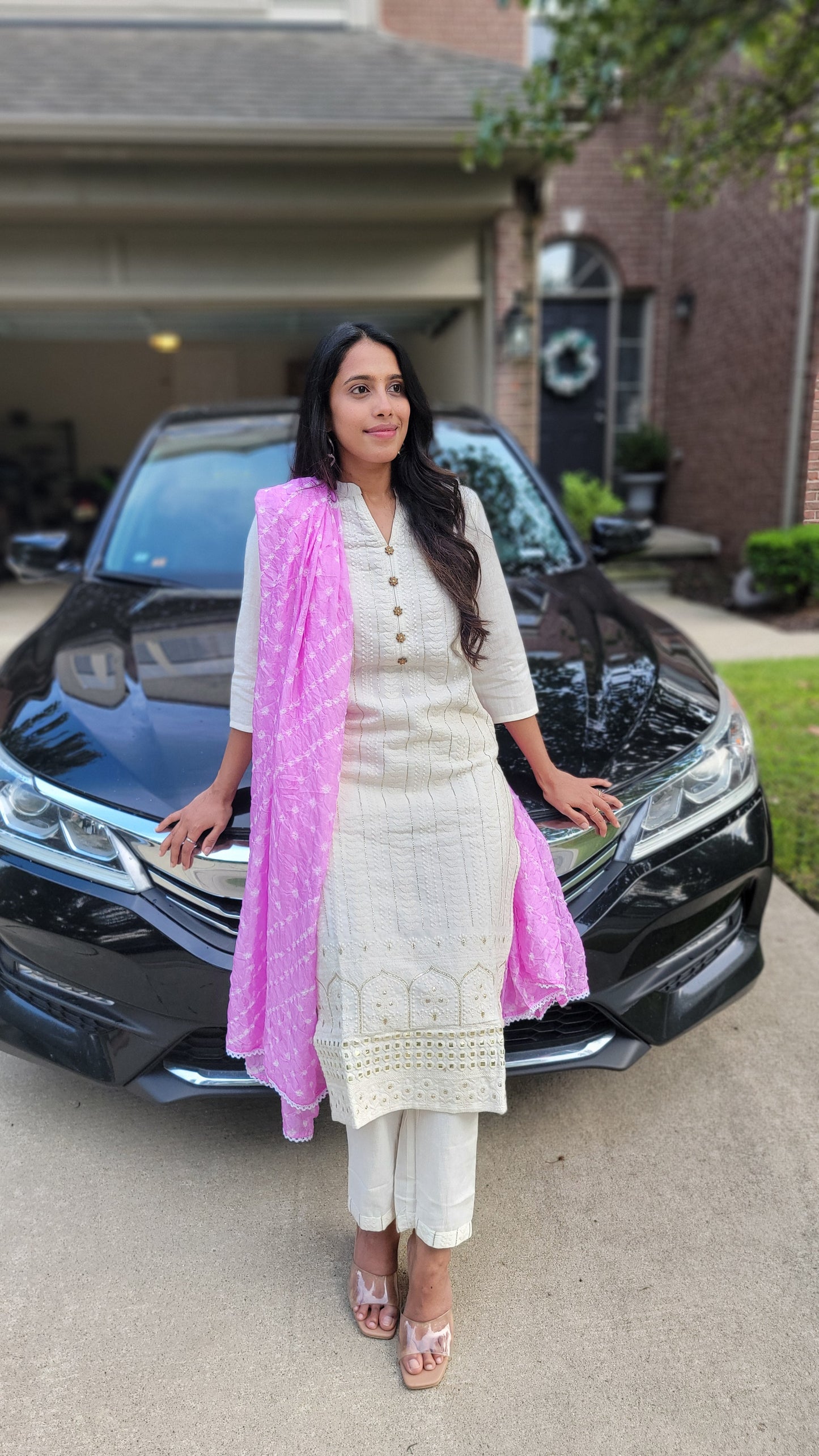 CHIKANKARI KURTI SET